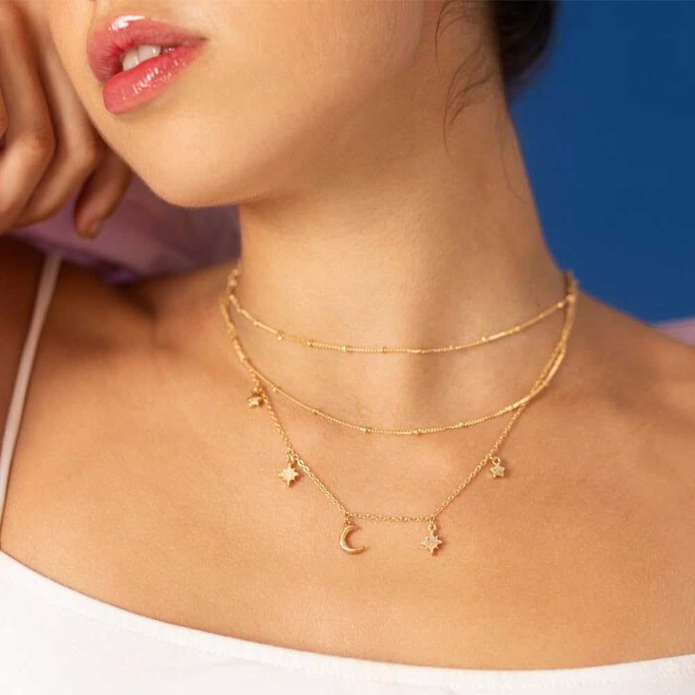 Pilikoll 4 Pièces Fermoirs De Collier Superposés En Couches 2,3 Brins Séparateurs De Colliers Fermoir De Superposition Collier Fermoirs Multi-Rangs