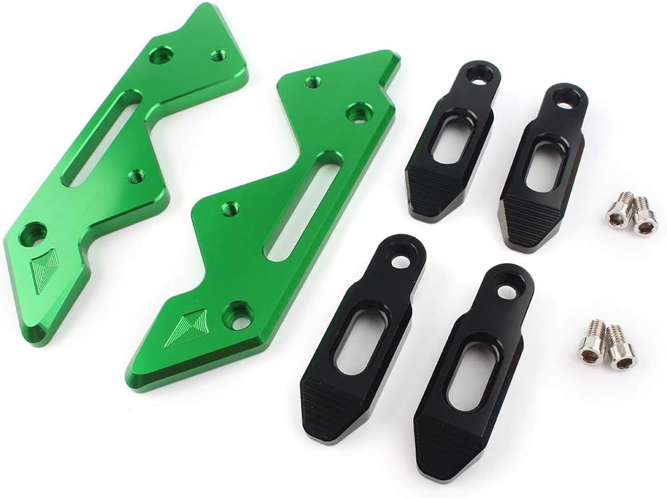 Bacar Rear Shock Absorber Strut Motorbike Rear Suspension Shock Absorber Top Brackets for Kawasaki Z800 Z800E Z 800 2013-2016, Green