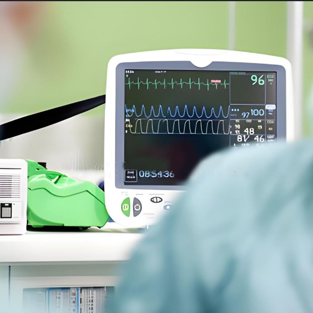 Righello ECG a 7 fasi con carte identificative trasparenti - Strumento di interpretazione per battito cardiaco, ritmo, asse, PR, QRS, elevazione/depressione ST, onda T (2 pezzi)