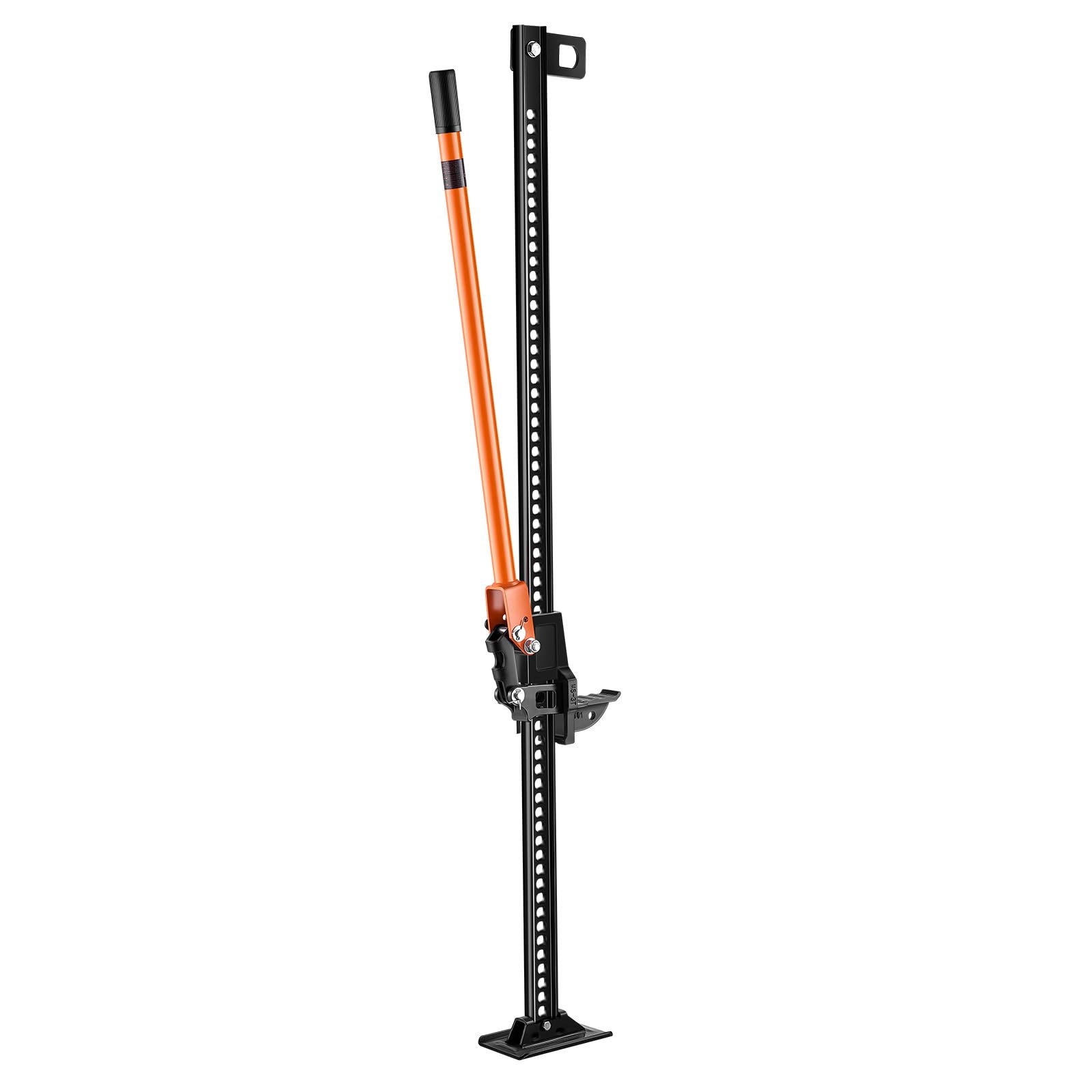 VEVOR Gato Agrícola 153 cm con Elevación Alta y Trinquete Carga Máxima de 3,18 T para Uso Todoterreno de Alta Resistencia con Rango de Elevación de 130,1 a 1380 mm para Tractor, Camión, SUV
