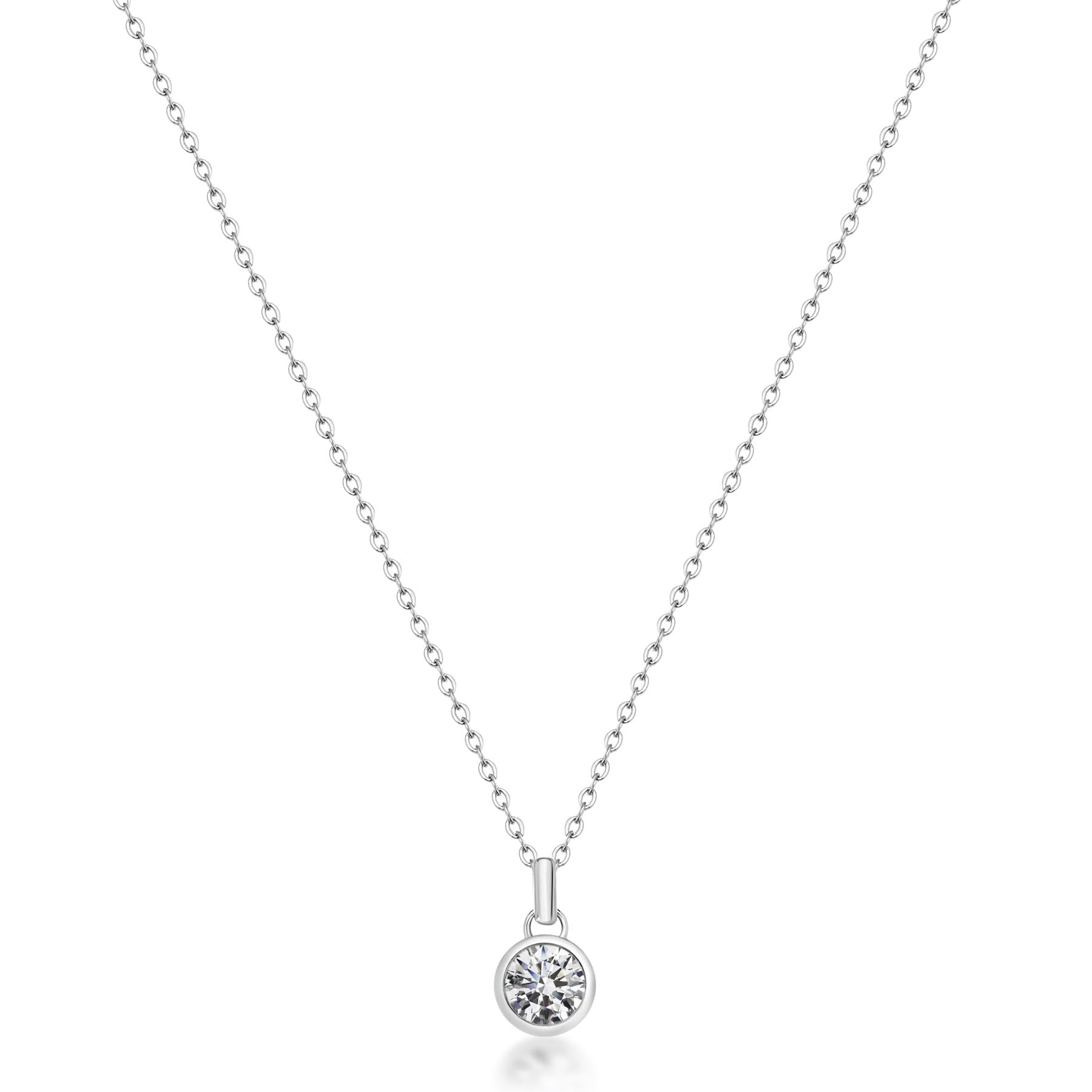 Brosway Collana Donna, Collana in Acciaio e Cristalli | Collezione Symphonia - BYM187