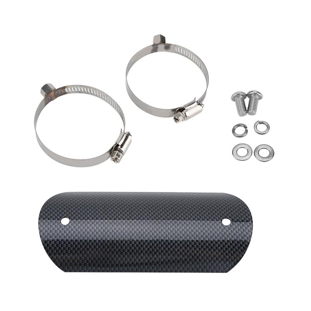 Scudo Termico Per Tubo Scarico Moto - ABS, 45x11.2 Cm, Anti Calore E Graffi - Foto 4