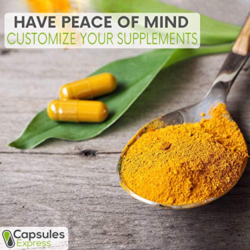 XPRS Nutra Size 4 Empty Capsules for Cats Clear Empty Gelatin