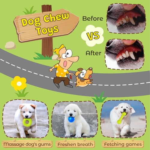 23 Pack Dog Toys for Small Dogs, Various Puppy Toys for Teething and Training, Include Colorful Ropes, Plush Squeaky Toys, Long-Lasting Chew Toys and Clicker 23 Pack Dog Toys for Small Dogs, Various Puppy Toys for Teething and Training, Include Colorful Ropes, Plush Squeaky Toys, Long-Lasting Chew Toys and Clicker
