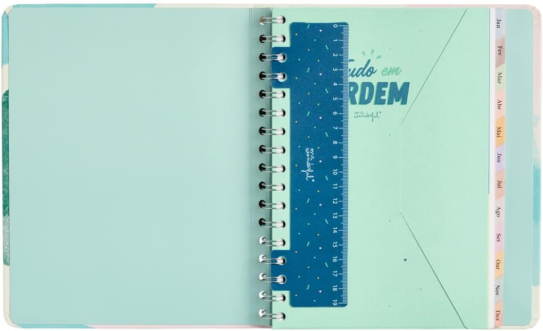 Mr. Wonderful - Office 2023 Yearly Diary Weekly - Tudo o que de bom me vai trazer 2023, red, WOA2212297PTZ0