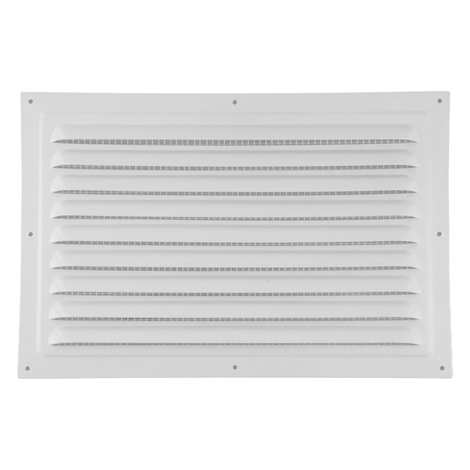 Ventilation Grilles Aluminum Alloy Vent Covers Square Soffit Ventilation Louver Grille Cover Built-in for Bathroom Kitchen(200X300mm)