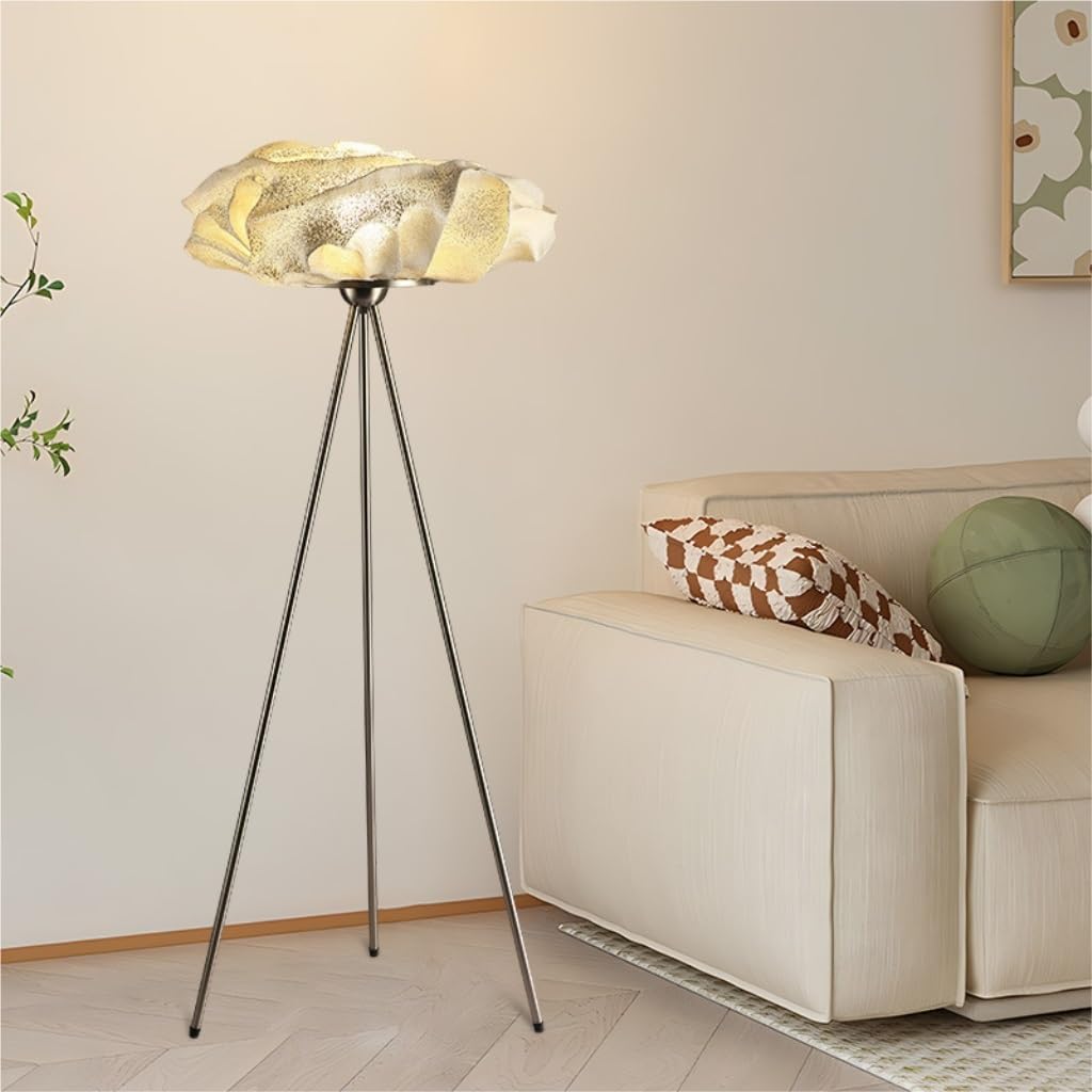 Lampada da Terra per Soggiorno Lampada Da Terra A Forma Di Fiore, Scrivania Studio, Tulipano, Area Creativa For Il Tempo Libero, Bar, A