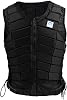 Menolana Horse Riding Safety Eventing Equestrian Protective for Adults Boys and Girls, Equine Equestrian Equipment Supplies, Black