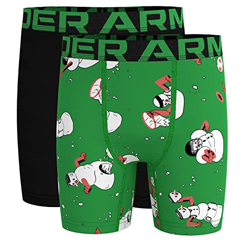 Image of Under Armour Big Boys' 2 Pack Performance Boxer Briefs