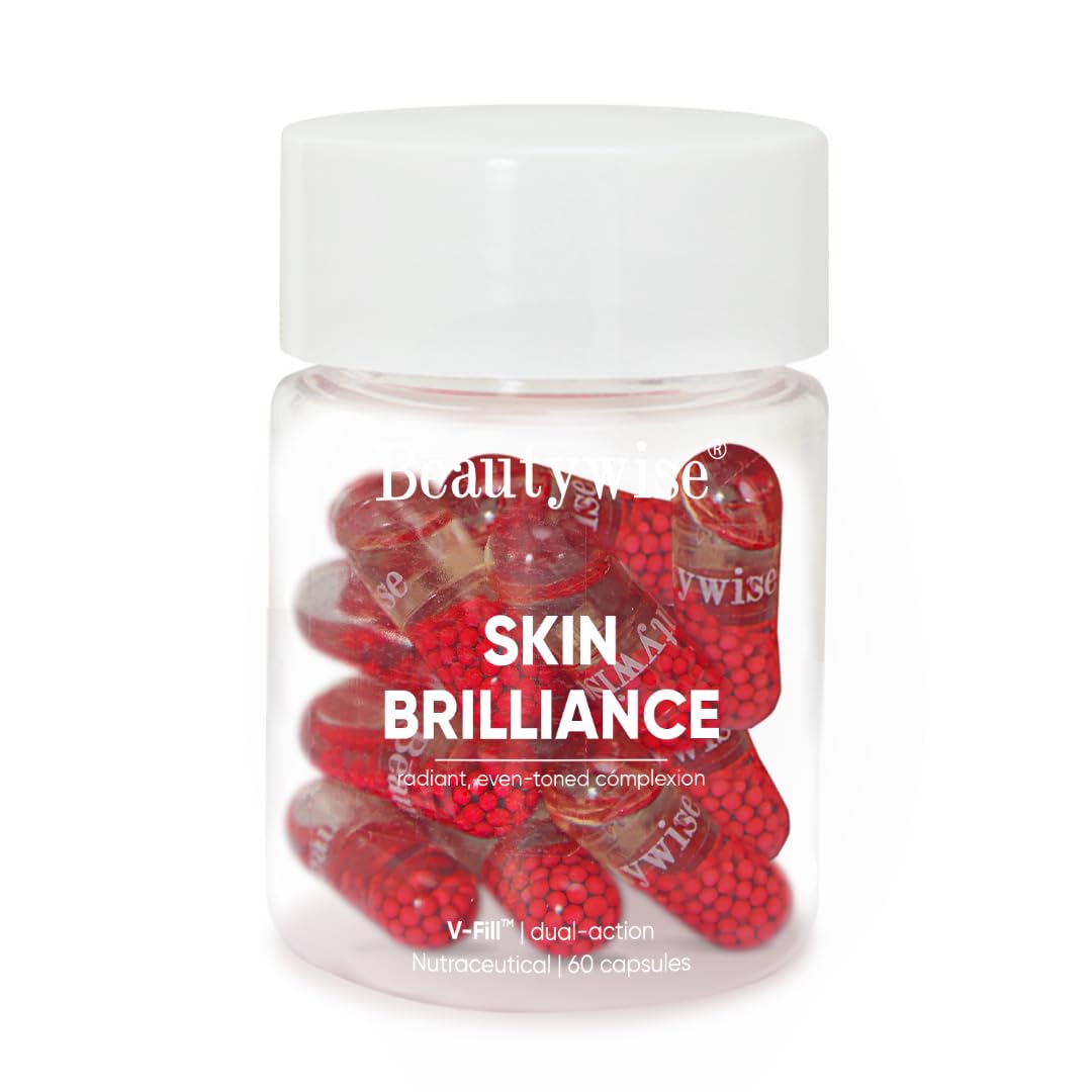 Skin Brilliance Glutathione with NAC | Dual Action | L-Lysine, Grape Seed & Vitamin C | For Skin Brightening and Glow | 6 Capsules (Pack of 1)