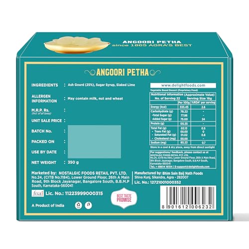 Delight Foods Original Agra Petha 350g miniatura 2