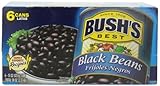 Bush's Best Black Beans, 6 Can Case, 15 Ounce