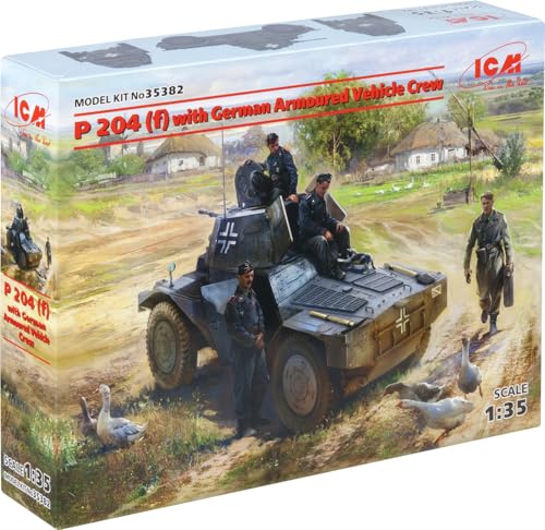 Véhicule blindé P 204 f ICM 1:35 maquette plastique char de reconnaissance Seconde Guerre
