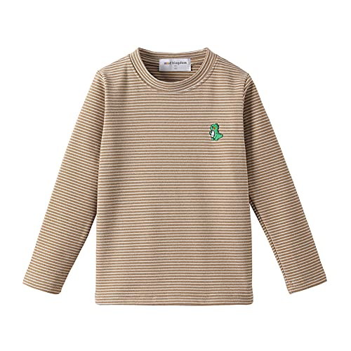 Image of Mud Kingdom Little Girls Long Sleeve Tee Shirts Soft Turtleneck Layering Pullover Slim Stretchy Tops