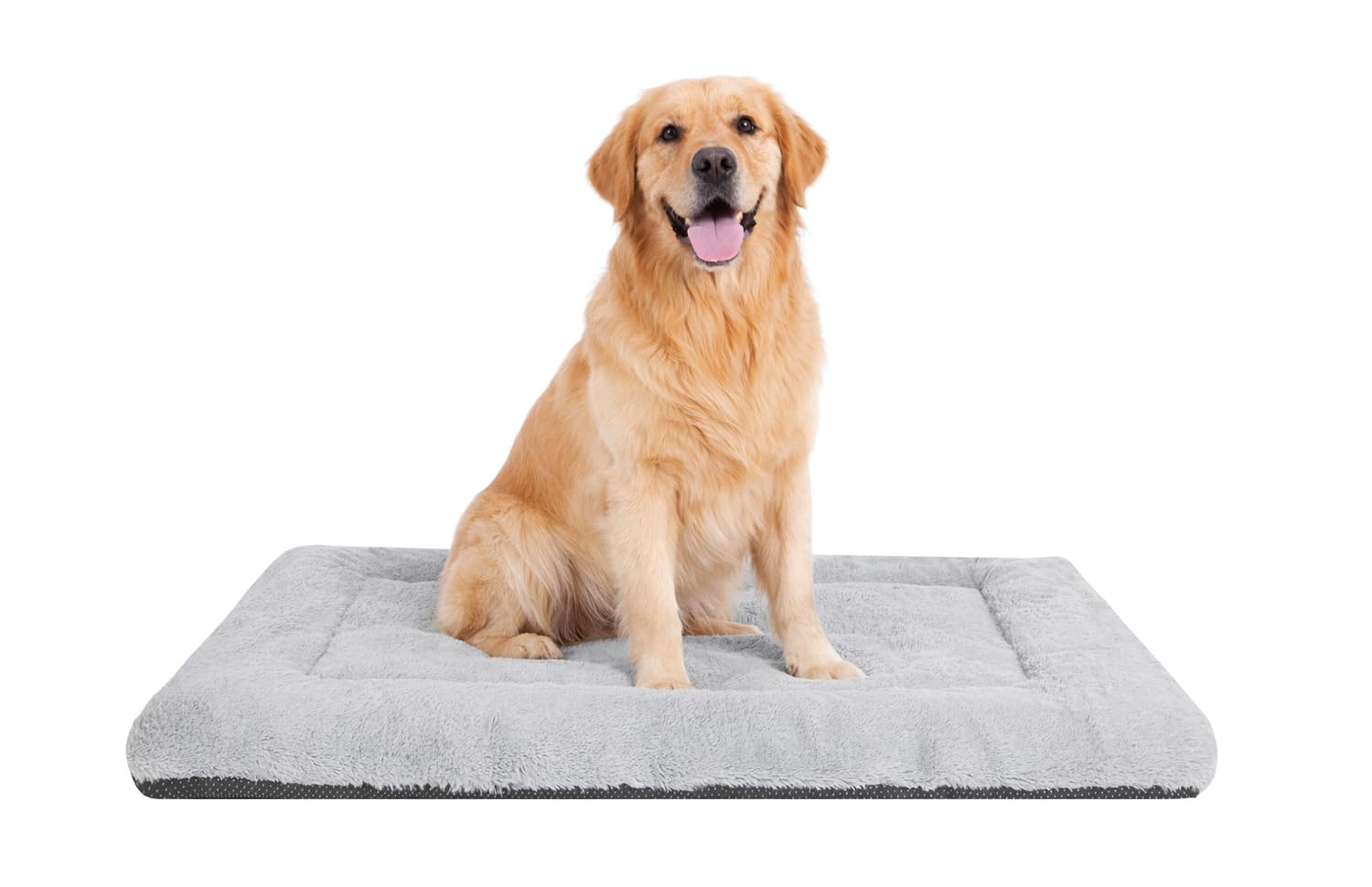 ZENGAOOU Dog Crate Pad Washable, Ultra Soft Plush Crate Mat for Medium Large Dogs, Non Slip Cushion for Metal Crates, Indoors or Travel, 42 x 28 Inch,