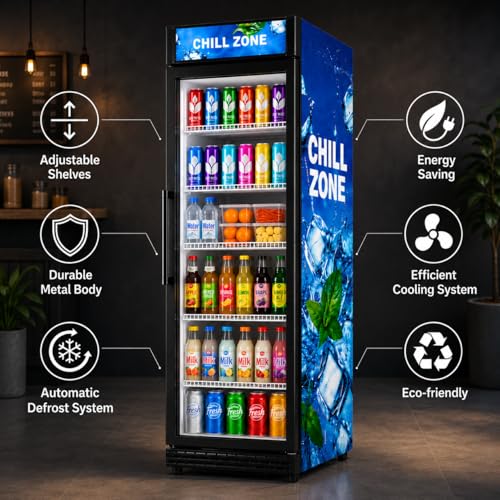 DFW FIXTURE 1Door Cooler Beverage Refrigerator with Glass Door Review