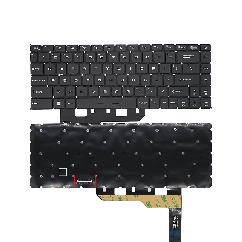 Clavier ordinateur portable MSI GS66 GE66 rétroéclairé RVB touches réactives