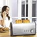 Cecotec Tostadora Acero Steel&Toast 1L. 6 Niveles de Potencia, Capacidad para 2...