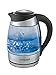 Produktbild Concept hausgerate rk4060 Glas Wasserkocher, Herausnehmbarer Anti-Kalk-Filter, 1,8 L mit Temperatureinstellung, 2200 W, edelstahl / glas