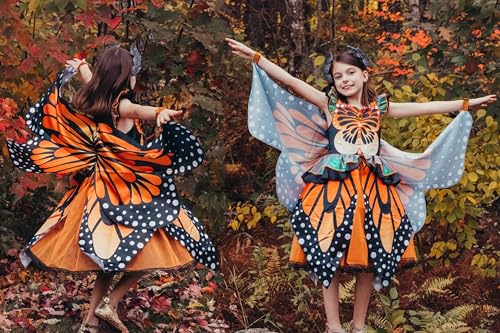 Disfraz de mariposa Monarch para niñas 8/140 miniatura 2