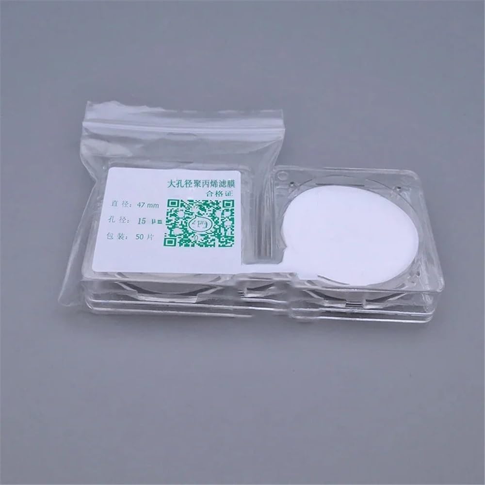 50 sztuk laboratoryjnych organicznych nylonu N66 13 mm-150 mm, półprzezroczysta mikroporowata membrana z dużymi porami, rozmiar 15 um/40um/60um, do eksperymentu (100 mm)