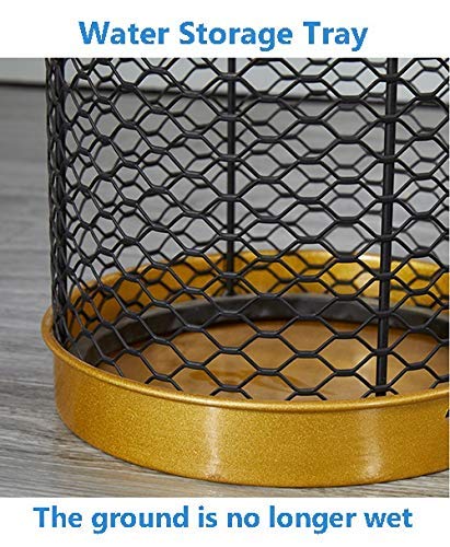 Porte-parapluie de qualité supérieure support de stockage noir cannes