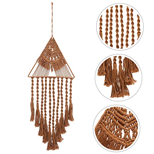 Decoración bohemia del hogar Cabilock atrapasueños triangular lleno de paz 8