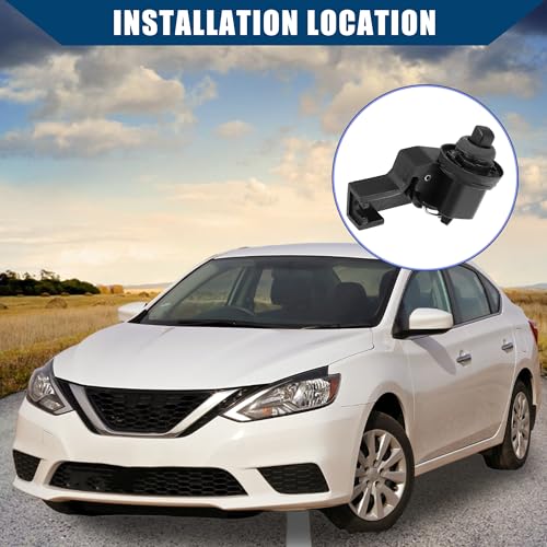 Image of NO. 78827-3SG0A Fuel Door Latch Lock Release Actuator for Nissan Sentra 1.6L 1.8L L4 Gas /Durable Plastic / 1pcs Black