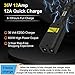 Flngr 36 Volt Golf Cart Battery Charger for EZGO TXT (Lead-Acid),12Amp Smart Battery Charger with Trickle Charge,D Plug 36 Volt Golf Cart Charger,12Amp Golf Cart Battery Charger