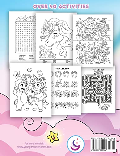 Unicorn Activity Book for Kids Ages 6-8: Unicorn Coloring Book, Dot to Dot, Maze Book, Kid Games, and Kids Activities 2 51SGdyWVoSL