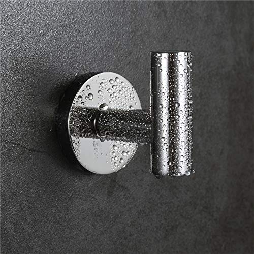 Ygivo 2 Pack Towel Hooks, Chrome Polished Finish Sus304 Stainless Steel Coat Robe Clothes Hook Modern Wall Hook Holder For Bathroom Kitchen Garage Hotel Wall Mounted #TOP6