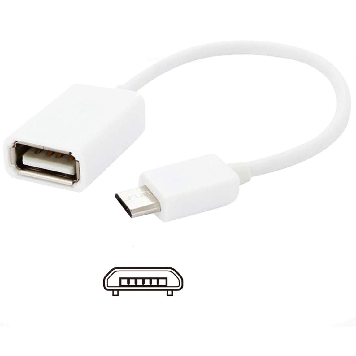 Amazon | USBホスト変換アダプタ Micro USB オス-USB A メス 10cm 対応