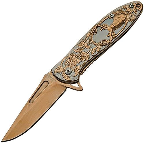 CN300385RG-BRK Deer Framelock A/O Rose Gold