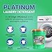 Ultra Fresh 3X Platinum Liquid Laundry Detergent with Fabric Softener, Green - Deep Cleaning Power and Fresh Scent for Washing Clothes