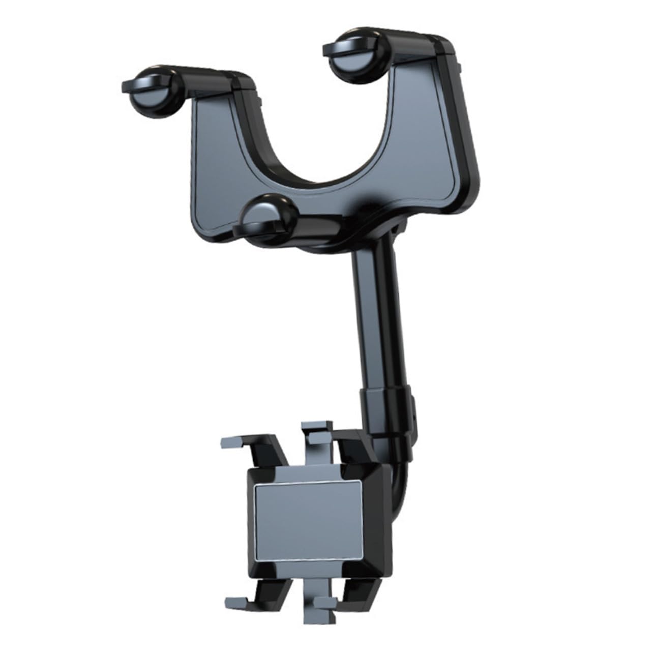 Beaupretty Soporte GPS para Coche Negro Antideslizante Material Abs y PU Fácil de Usar para Navegación Conducción