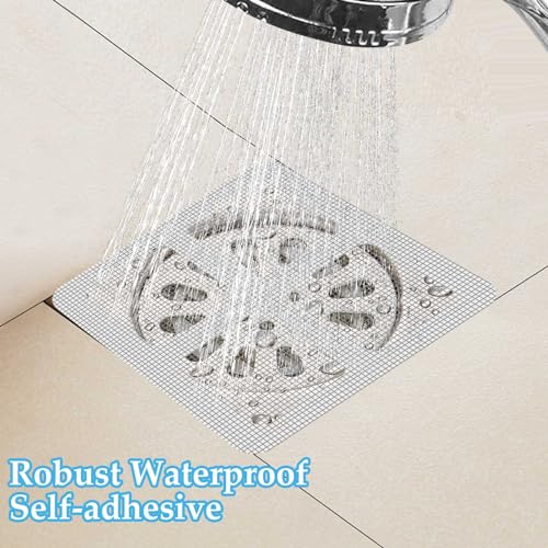 100 piezas filtro desechable para desagüe de ducha miniatura 4