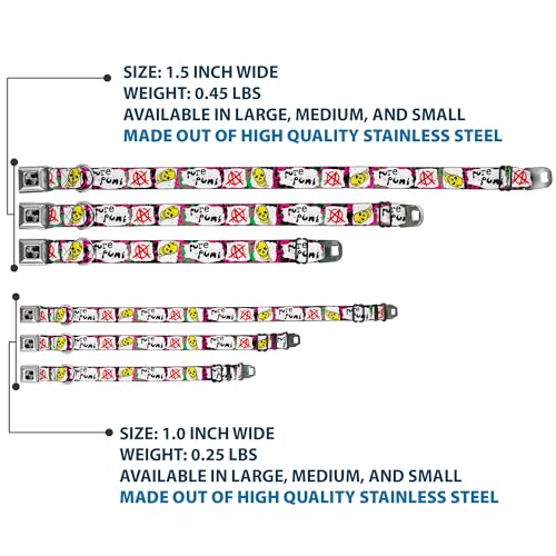 Collier de chien Buckle Down anti-ouverture boucle de sécurité M - 4