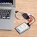 DIGIFLEX Cable conector adaptador SATA IDE 2.5 / 3.5 a USB para...