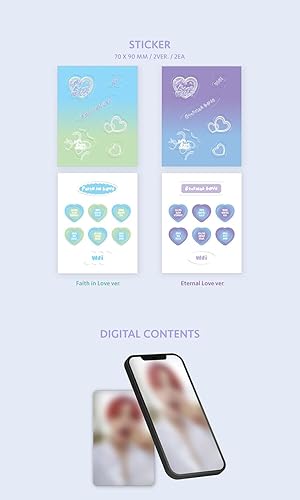 Miniatura 6 de (POCA ALBUM) WEI LOVE PT.3 ETERNALLY 6 Mini álbum (ETERNAL LOVE Ver) K-POP SELLADO