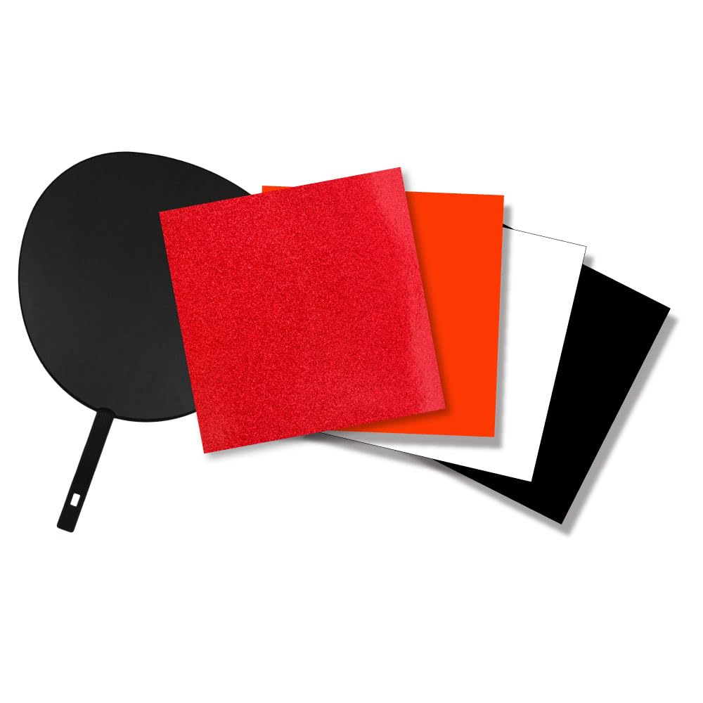 Amazon.co.jp: 手作りうちわキット(4重文字用 推し色グリッターセット