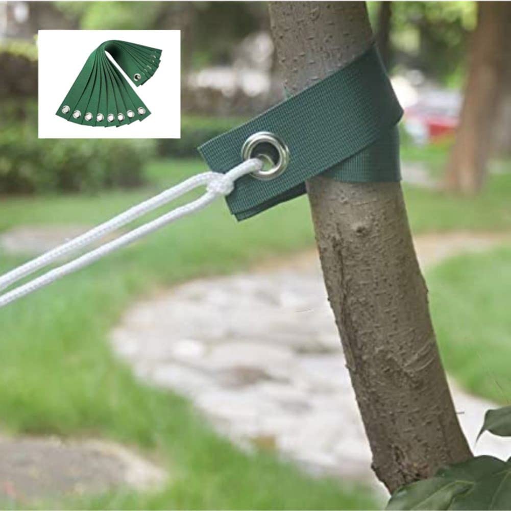 Lot De 10 Sangles Souples Réglables Pour Arbres Et Plantes - 24 Cm - Support Robuste En Caoutchouc Flexible Anti-UV