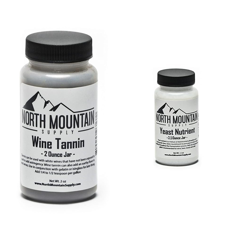 North Mountain Supply Winemaking Bundle - Wine Tannin and Yeast Nutrient