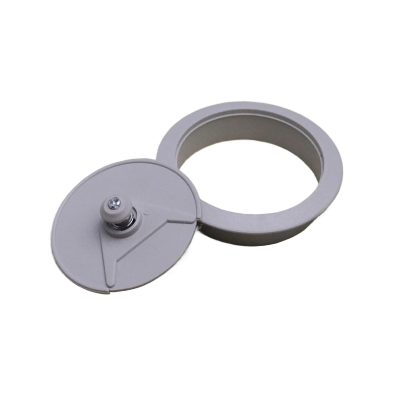 Sybnikolf Grey Desk Grommet 10Pcs 60Mm 53Mm 50Mm Computer Desk Table Grommet Cable Port Wire Hole Cover (,50Mm)