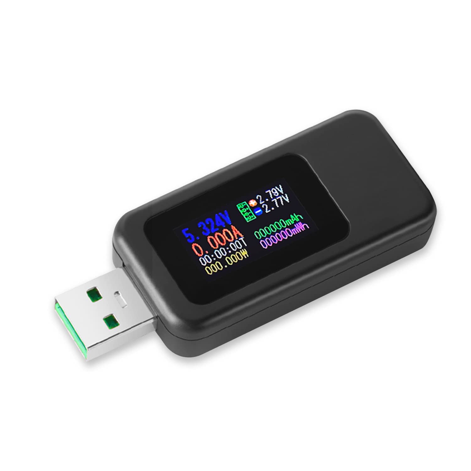 Tester USB 4-28V 0-7A 0-140W Con Display LCD 2 Pollici - Multimetro Per Tensione Corrente Capacità, Rilevamento Ricarica Rapida PD/QC