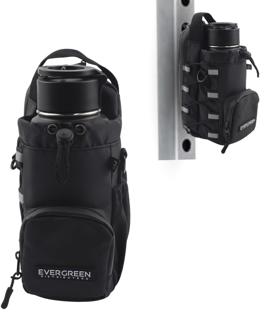 Magnetic Gym Bags for Men and Women - Crossbody Water Bottle Carrier Bag with Phone Pocket - Small Gym Bag Perfect for Organizing Gym Accessories