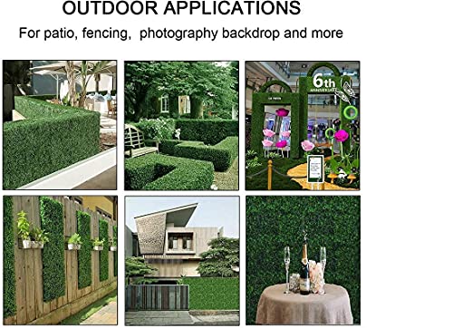 Image of Artificial Wall Grass for Home Decoration (2 Pcs), Grass Mat for Wall, Vertical Garden Artificial Plants (Natural, 60cm X 40cm x 8cm, Pack of 2)