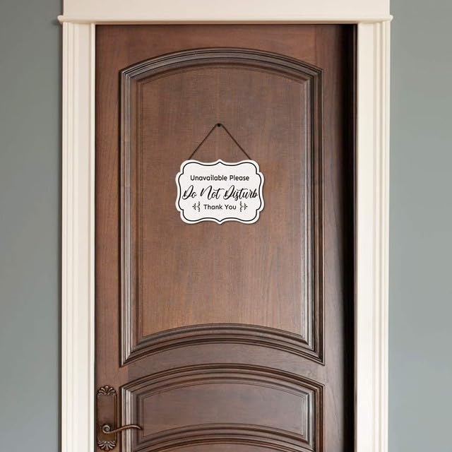 Cartello decorativo per porta, con scritta in lingua inglese Do