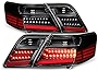 ACANII - For 2007 2008 2009 Toyota Camry L/LE/SE/XLE Black LED Tail Lights Brake Lamps 4pcs Replacement Set Left+Right