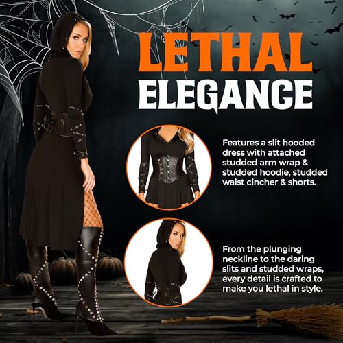 Roma Costume Womens Roma's 3pc Queens Assassin Costume - Image 4