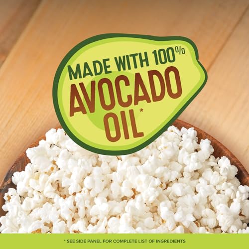 Avocado Oil & Sea Salt Microwave Popcorn - Gourmet Snack Pack of 12 Mini Bags (1.2 oz Each) | No Artificial Preservatives + Create Sticker - image 3